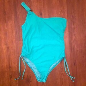 NWT Maree Maree Teal OneShoulder Swimsuit